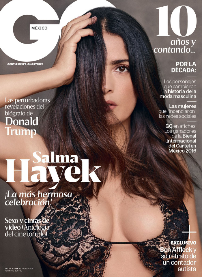 Salma Hayek sizzles in GQ cover shoot